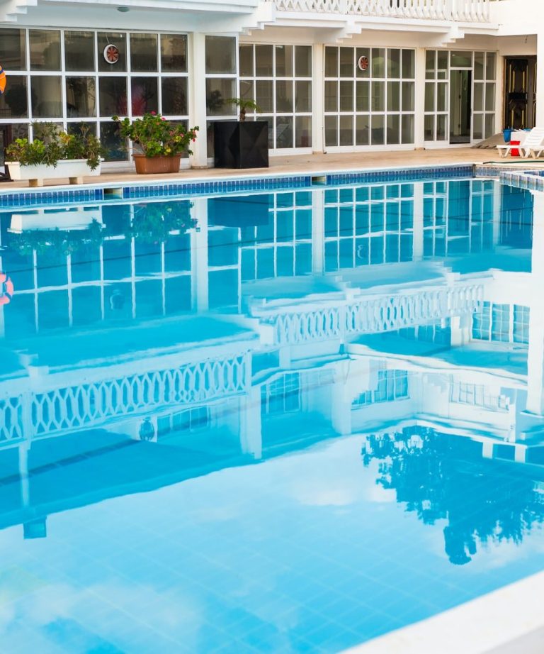 Swimming pool of luxury hotel